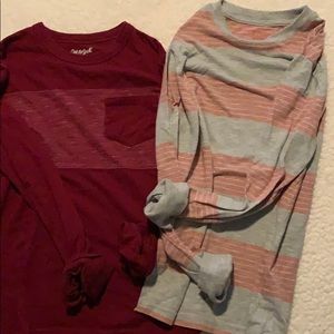Boys long sleeved tees